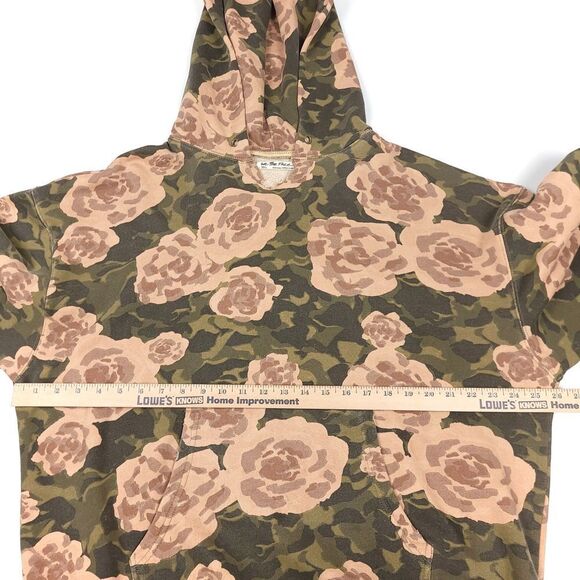 FREE PEOPLE Its A Vibe Oversized Fleece Hoodie Sweater in Earth Rose Combo Small - Picture 4 of 8